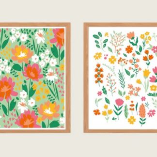 Peinture par numéros: Petites fleurs sauvages