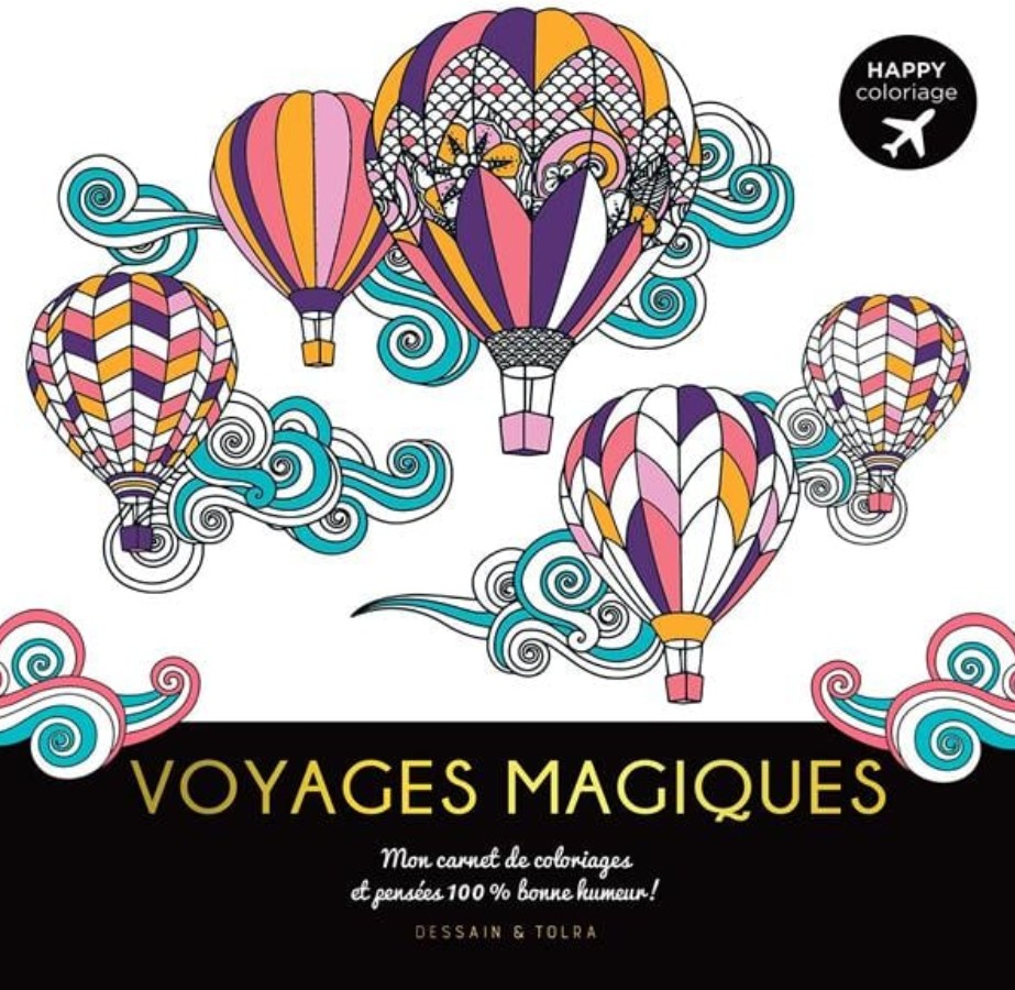 Carnet de coloriages Voyages Magiques
