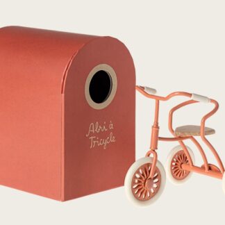 Tricycle et abri corail