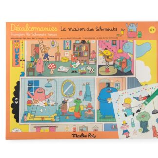 Décalcomanie La maison des Schmouks