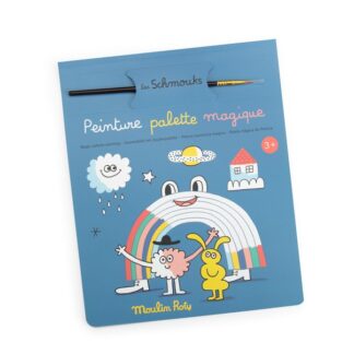 Peinture palette magique Les Schmouks