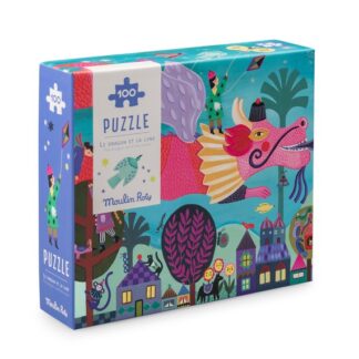 Puzzle Le dragon et la lune 100pcs