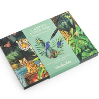 Carnet à dessin feuilles noires