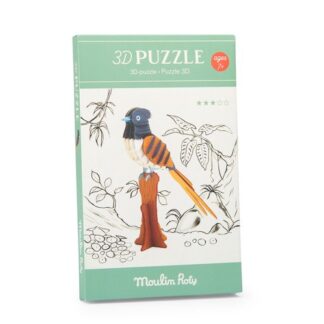 Puzzle 3D Gobe-mouche de Paradis