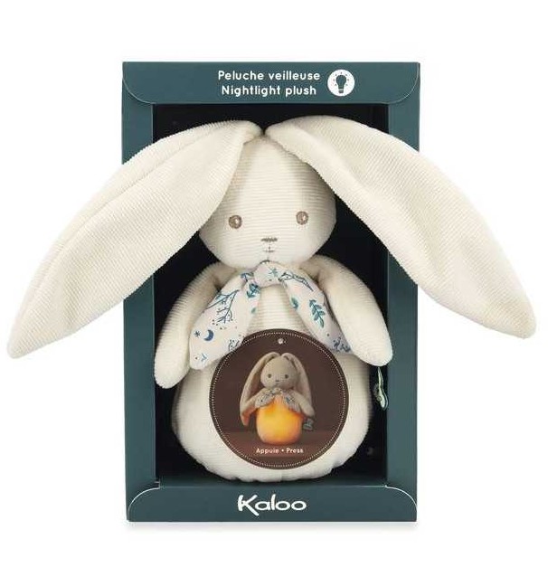 Peluche veilleuse nomade crème
