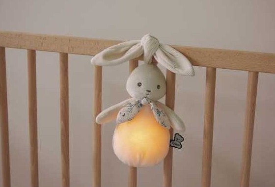 Peluche veilleuse nomade crème – Image 2