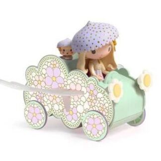 Tinyly figurines Jil & Jerry Tinycar