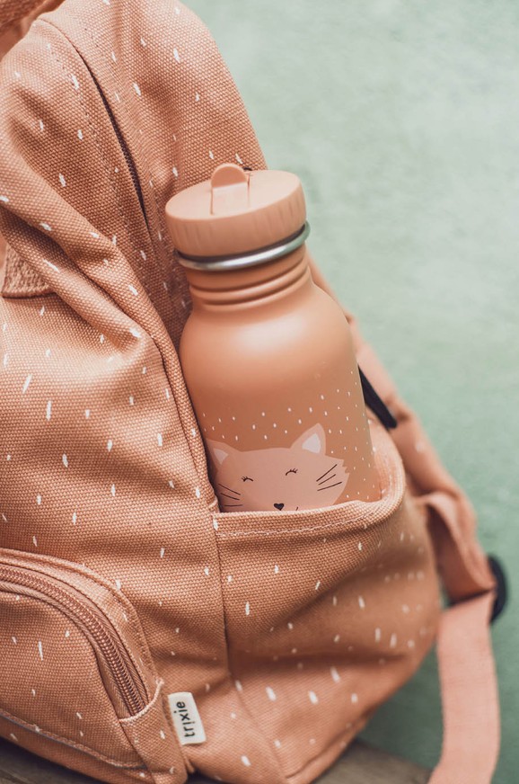Gourde métal 350ml: Madame Chat – Image 4