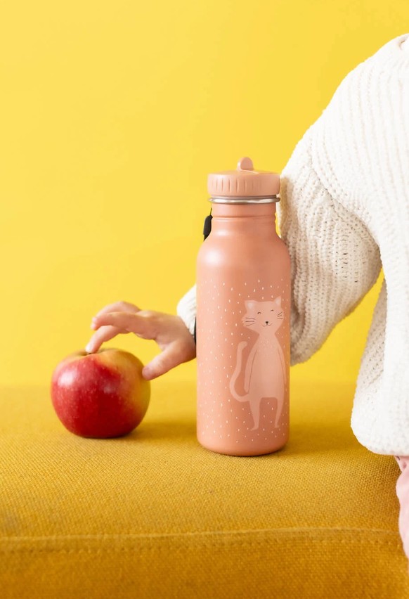 Gourde métal 500ml: Madame Chat – Image 4