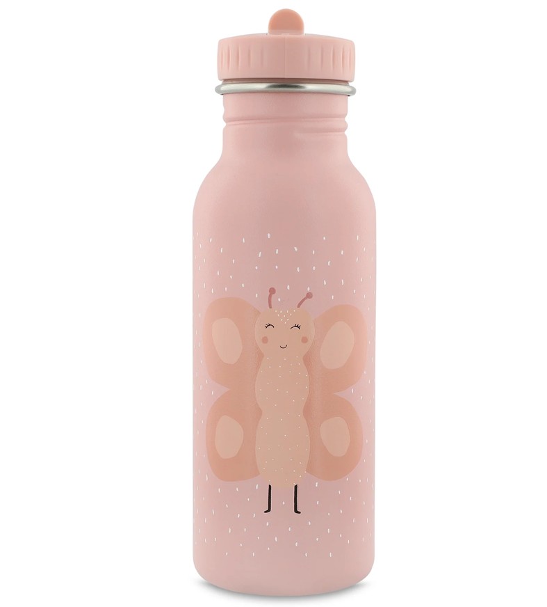 Gourde métal 500ml: Madame Papillon