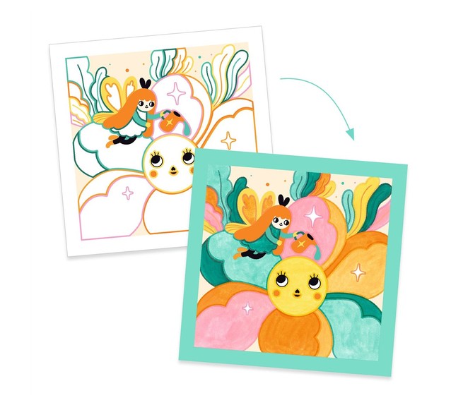Cartes à peindre Jardin féérique – Image 2