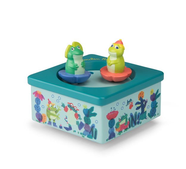 Boîte à musique La mare aux grenouilles