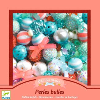 Perles bulles argent
