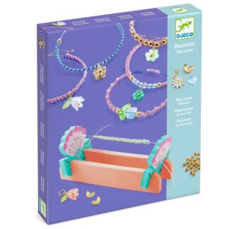 Bracelets macramé bleus