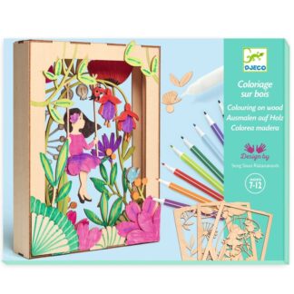 Coloriage sur bois Alizée