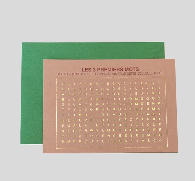 Carte les 3 premiers mots