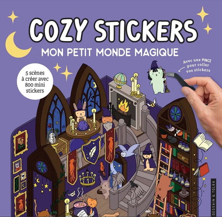 Cozy stickers: mon petit monde magique