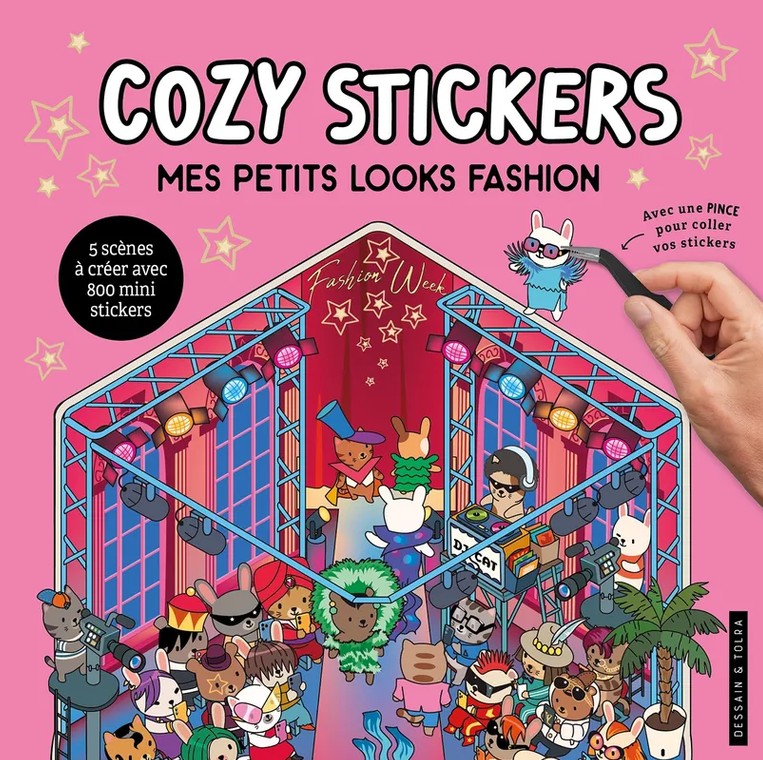 Cozy stickers: mes petits looks fashion