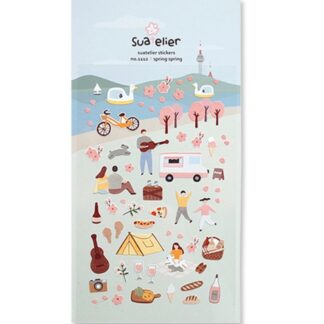 Stickers spring spring